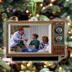 SNL Matt Foley Speech TV Set Retro Christmas Tree Holiday Ornament NEW